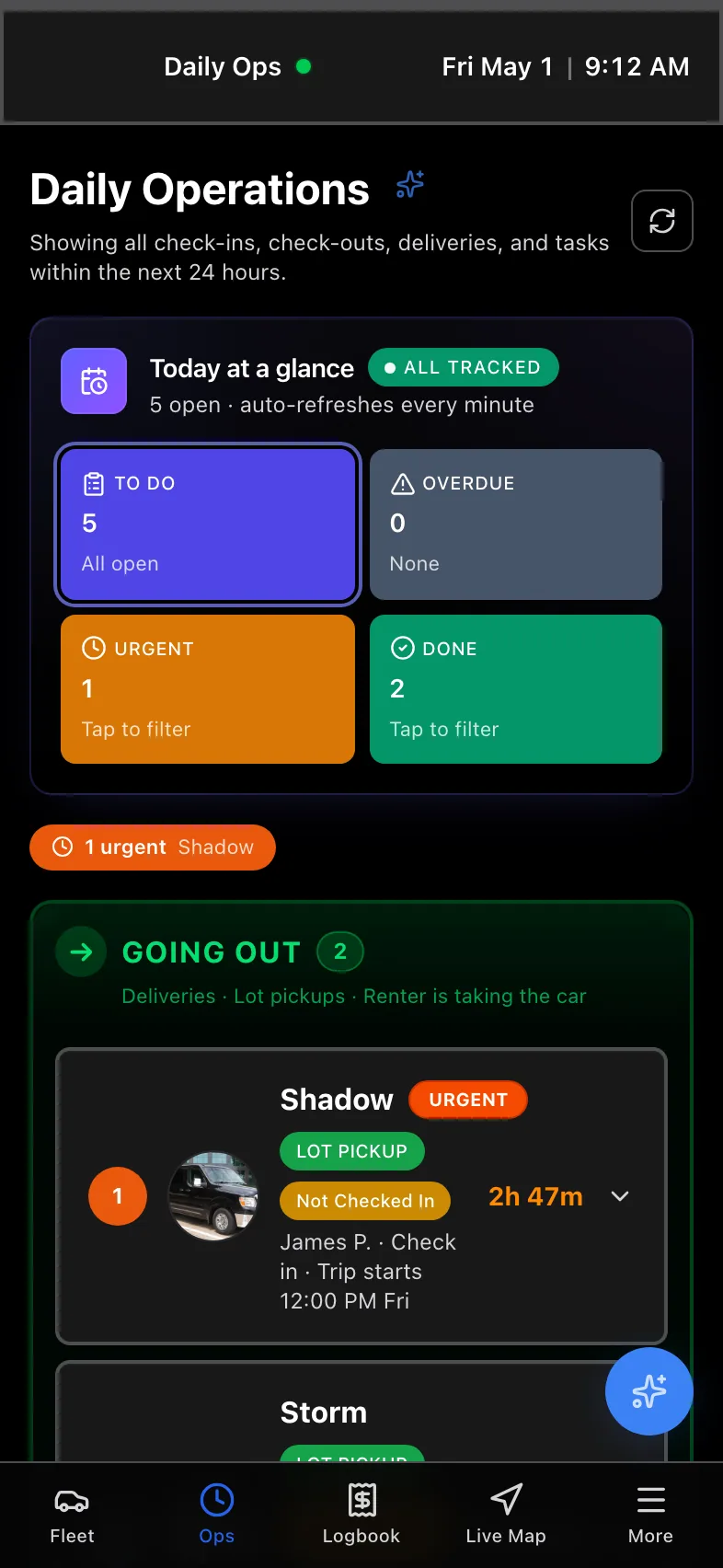 Daily Ops on mobile